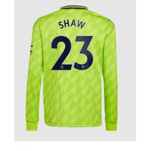 Manchester United Luke Shaw #23 Tredje Tröja 2022-23 Långa ärmar